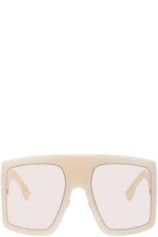 dior sunglasses ssense|Dior: Beige DiorSoLight1 Sunglasses .